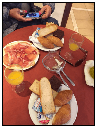 Breakfast in Spain