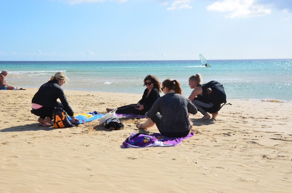 Girls on the beach