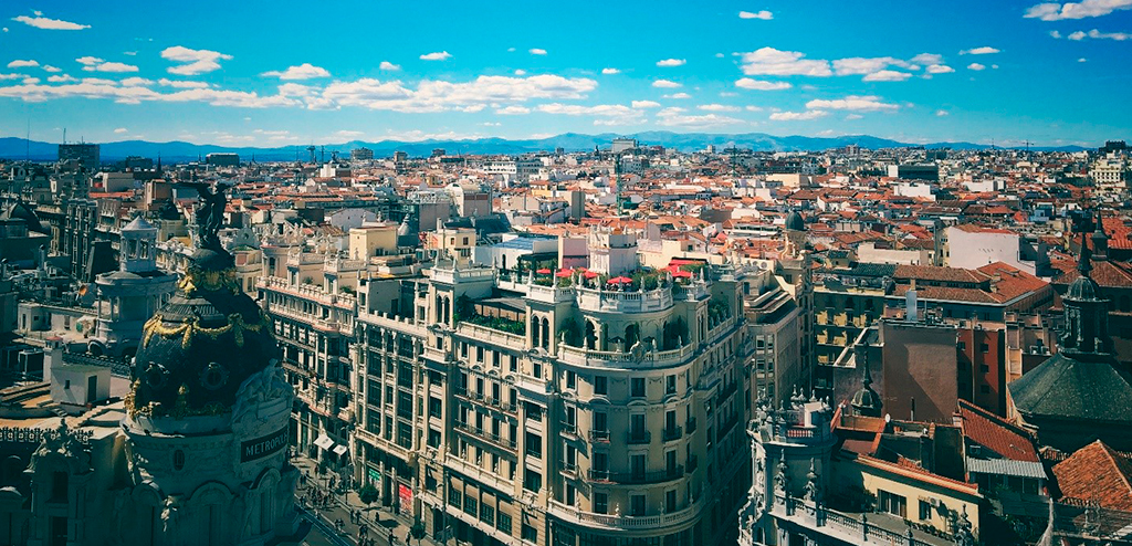 Madrid skyline