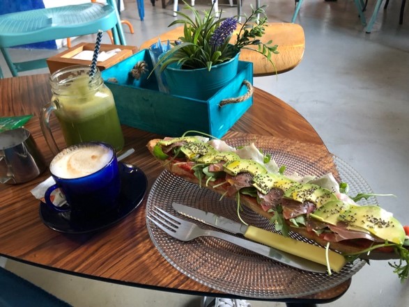 gluten free avocado toast in spain